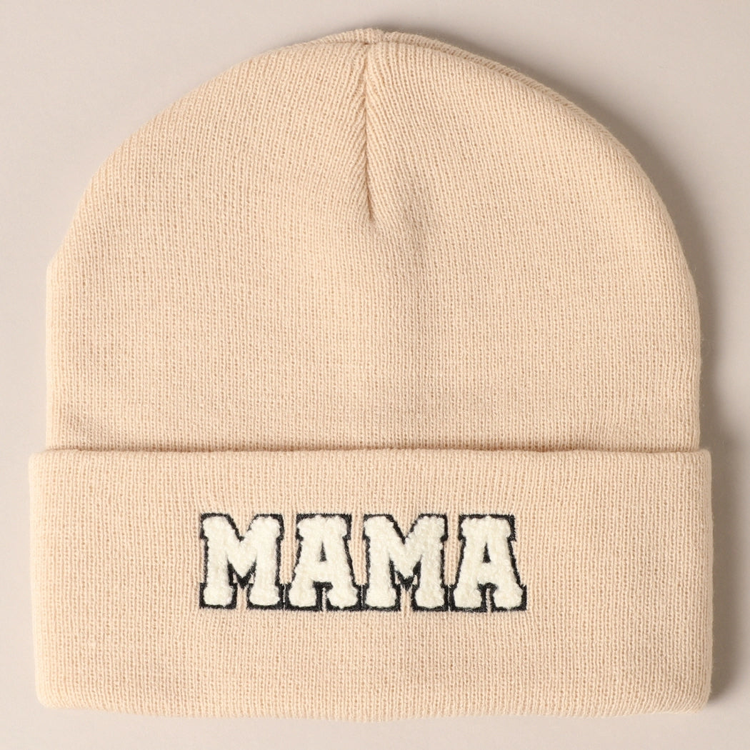 Mama Chenille Beanie